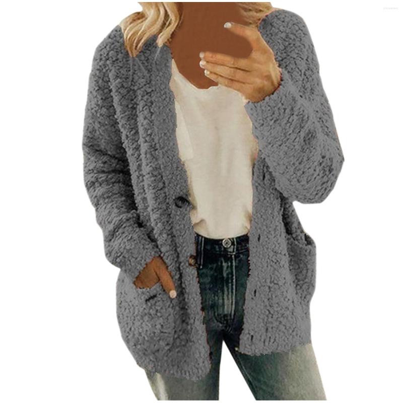 Women's Knits Plus Size Plush Sweater Women Cardigan Long Sleeve Pockets Winter Autumn Button Sweaters Female Knitted Tops Pull Femme, Rd
Women's Knits Plus Size Plush Sweater Women Cardigan Long Sleeve Pockets Winter Autumn Button Sweaters Female Knitted Tops Pull Femme, Rd