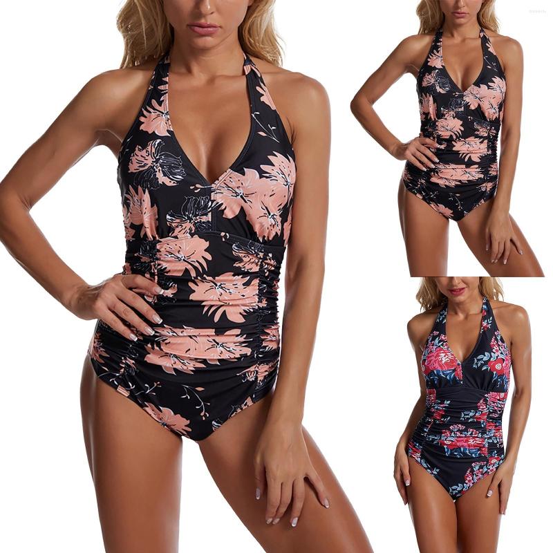 Women' Swimwear One Piece Summer Monokini Women' Floral Halter Neck Ruffled Backless Print Mesh Solid Color Bathing Suit
Women' Swimwear One Piece Summer Monokini Women' Floral Halter Neck Ruffled Backless Print Mesh Solid Color Bathing Suit
