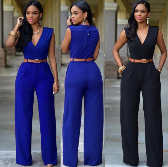 Women's Jumpsuits Rompers Women Jumpsuit Long Pants Rompers Sleeveless V-neck Summer Wide Leg Pants Jumpsuirt With Belt Sexy Club Party Overalls 230203, Khaki
Women's Jumpsuits Rompers Women Jumpsuit Long Pants Rompers Sleeveless V-neck Summer Wide Leg Pants Jumpsuirt With Belt Sexy Club Party Overalls 230203, Khaki