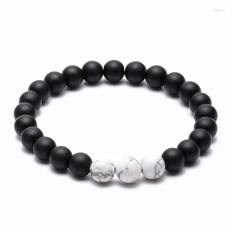 Strand Couples Friendship Bangle Jewelry Matte Onxy White Turquoise Natural Stones Charms Women Men Bracelet For Girls Wedding Gift
Strand Couples Friendship Bangle Jewelry Matte Onxy White Turquoise Natural Stones Charms Women Men Bracelet For Girls Wedding Gift