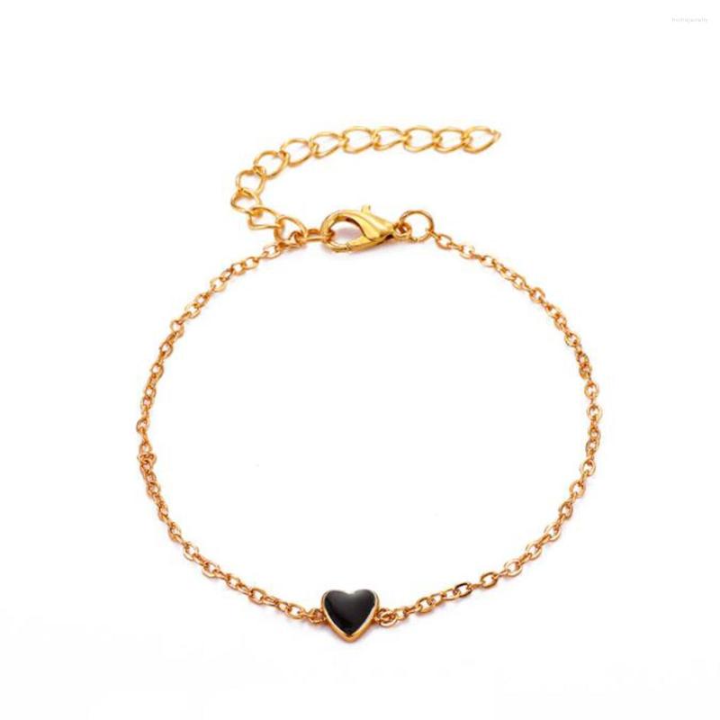 Strand Charm Multicolor Love Peach Heart Pendant Bracelet Vintage Gold Color Metal Thick Chain For Women Party Jewelry Gifts
Strand Charm Multicolor Love Peach Heart Pendant Bracelet Vintage Gold Color Metal Thick Chain For Women Party Jewelry Gifts