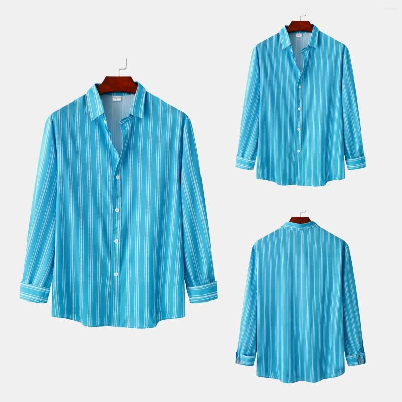Men' T Shirts Male Autumn And Winter Single Breasted Shirt Smooth Lapel Print Long Sleeve, Sky blue
Men' T Shirts Male Autumn And Winter Single Breasted Shirt Smooth Lapel Print Long Sleeve, Sky blue