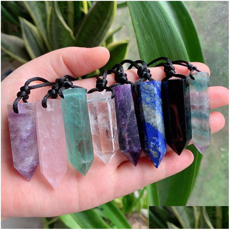 Pendant Necklaces Big Pendum Natural Stone Amet Rose Quartz Crystal Necklace Healing Amethyst Fluorite Lapis Obsidian Rope C Dhgarden Dhlcr
Pendant Necklaces Big Pendum Natural Stone Amet Rose Quartz Crystal Necklace Healing Amethyst Fluorite Lapis Obsidian Rope C Dhgarden Dhlcr