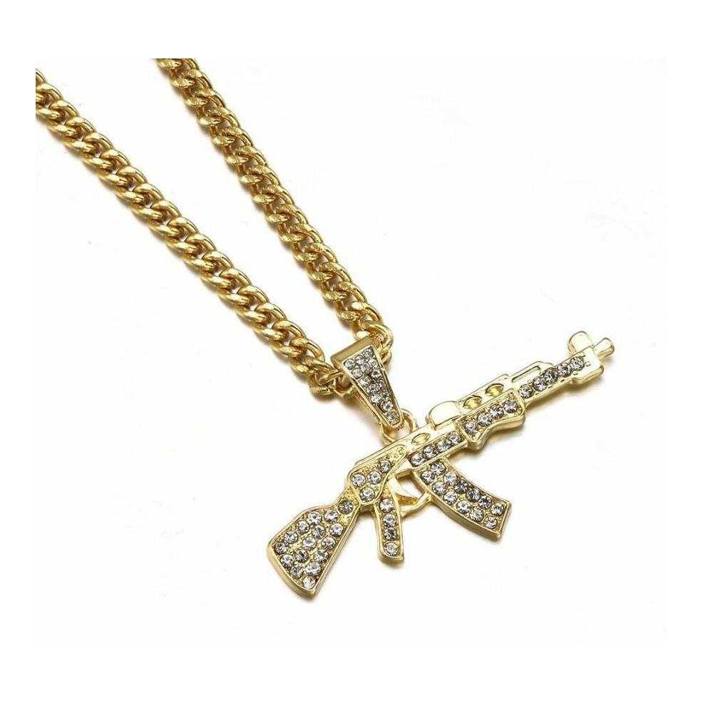 Pendant Necklaces Fashion Jewelry Men Gun Necklace Rhinstone Drop Delivery Pendants Dhh2B
Pendant Necklaces Fashion Jewelry Men Gun Necklace Rhinstone Drop Delivery Pendants Dhh2B
