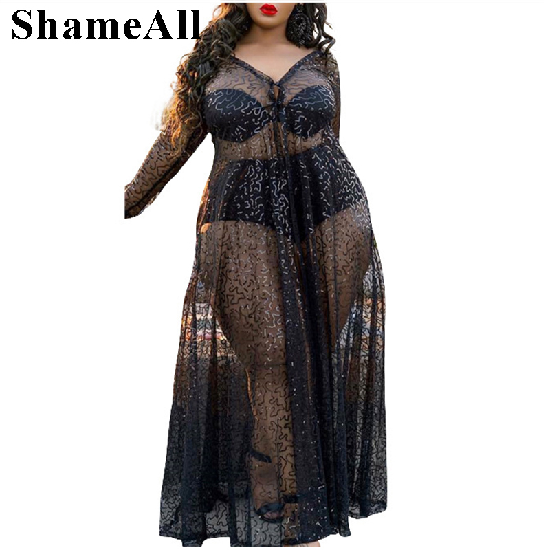 Plus size Dresses Plus Size Sequined Long Maxi Dres 4XL Summer See Through Red Sexy V Neck Transparent Floor Length Dress Club Party Robe Vestidos 230203
Plus size Dresses Plus Size Sequined Long Maxi Dres 4XL Summer See Through Red Sexy V Neck Transparent Floor Length Dress Club Party Robe Vestidos 230203