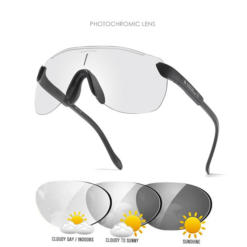 Sunglasses Brand Design Alba Optics Cycling Pochromic Men UV400 Sport Goggles Bike Bicycle Eyewear Women Mountain Glasses 230203
Sunglasses Brand Design Alba Optics Cycling Pochromic Men UV400 Sport Goggles Bike Bicycle Eyewear Women Mountain Glasses 230203