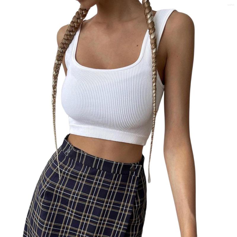 Women' Tanks Women' Ribbed Knit Tank Tops Sleeveless Solid Color Slim Fit Base Layer Crop, White
Women' Tanks Women' Ribbed Knit Tank Tops Sleeveless Solid Color Slim Fit Base Layer Crop, White