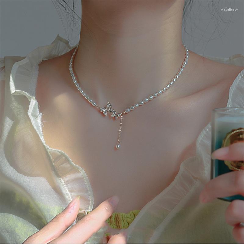 Choker Elegant White Imitation Pearl Beads Clavicle Chain Necklace For Women Simple Butterfly Pendant Jewelry Collar Gifts
Choker Elegant White Imitation Pearl Beads Clavicle Chain Necklace For Women Simple Butterfly Pendant Jewelry Collar Gifts