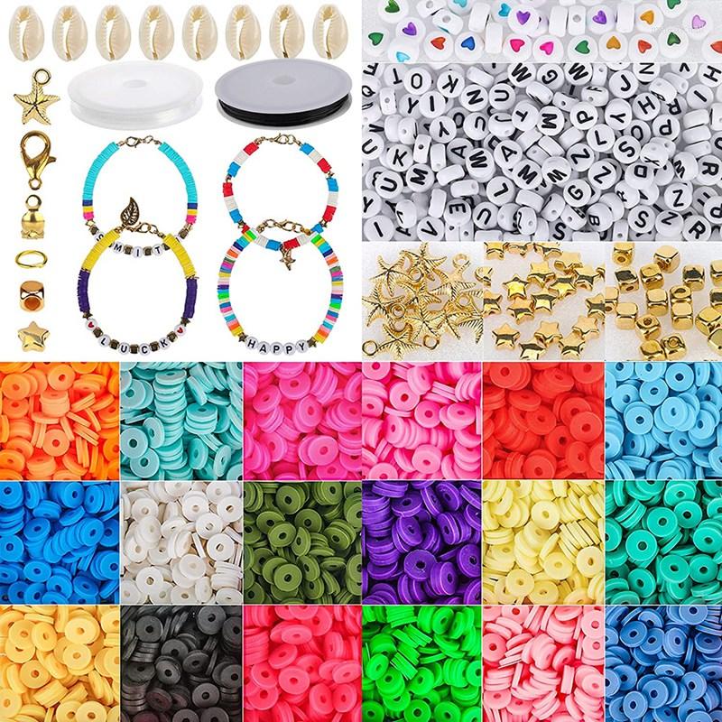 Beads 5000Pcs Of Clay Heishi Used For Jewelry Making Letter 6 Mm Flat Circular Spacer Bead Heart-Shaped Kit
Beads 5000Pcs Of Clay Heishi Used For Jewelry Making Letter 6 Mm Flat Circular Spacer Bead Heart-Shaped Kit