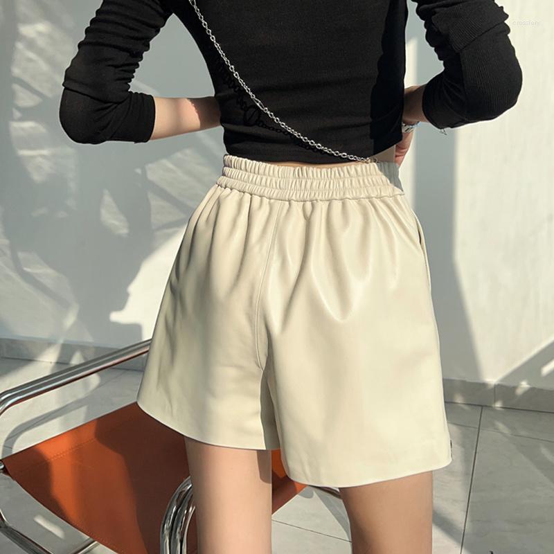 Women' Shorts Y2K Women 2023 Lambskin Clothing Female High-End Leather Pants Mujer White Casual Side Zipper Pocket, Black
Women' Shorts Y2K Women 2023 Lambskin Clothing Female High-End Leather Pants Mujer White Casual Side Zipper Pocket, Black