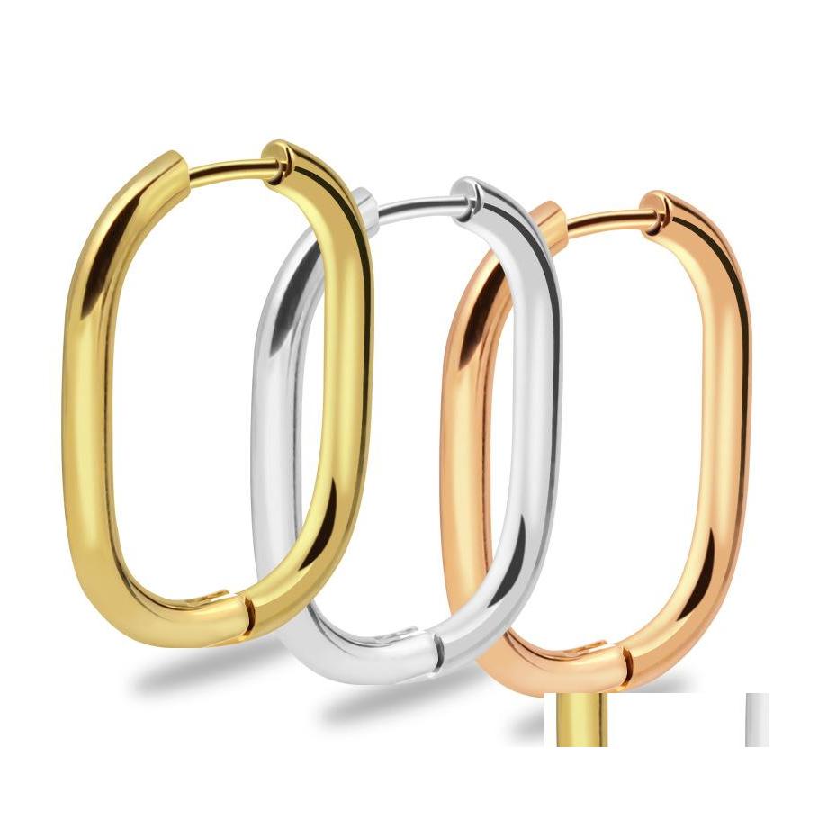 Hoop Huggie Fashion Punk U Stainless Steel Earrings Prevent Allergy Geometric Gold Oval For Men Women Drop Delivery Jewelry Ot3Bw
Hoop Huggie Fashion Punk U Stainless Steel Earrings Prevent Allergy Geometric Gold Oval For Men Women Drop Delivery Jewelry Ot3Bw