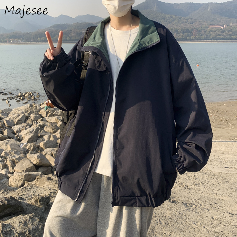 Mens Jackets Bomber Men Streetwear Handsome Outwear Spring Turndown Collar Simple Korean Style Trendy Solid Fashion Basic Clothes 230203, Navy
Mens Jackets Bomber Men Streetwear Handsome Outwear Spring Turndown Collar Simple Korean Style Trendy Solid Fashion Basic Clothes 230203, Navy