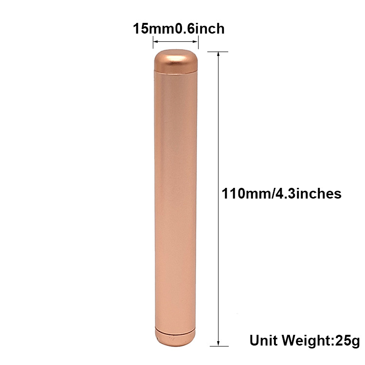 Smoking Accessories Nonstick Aluminium Alloy Wax containers Metal container jars waterproof anti-fall sealing tube storageoil holder for vaporiz
Smoking Accessories Nonstick Aluminium Alloy Wax containers Metal container jars waterproof anti-fall sealing tube storageoil holder for vaporiz