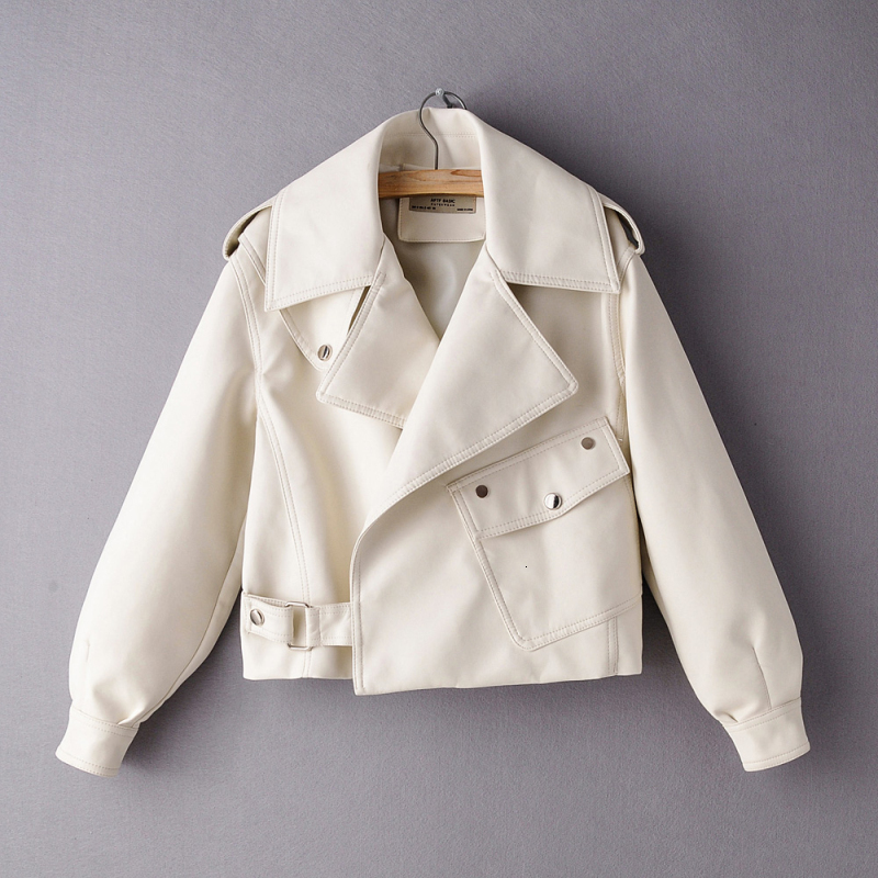 Women's Leather Faux fashion casual women PU leather jackets spring elegant white ladies coats streatwear puff sleeve female jacket girls coat 230202, Black
Women's Leather Faux fashion casual women PU leather jackets spring elegant white ladies coats streatwear puff sleeve female jacket girls coat 230202, Black