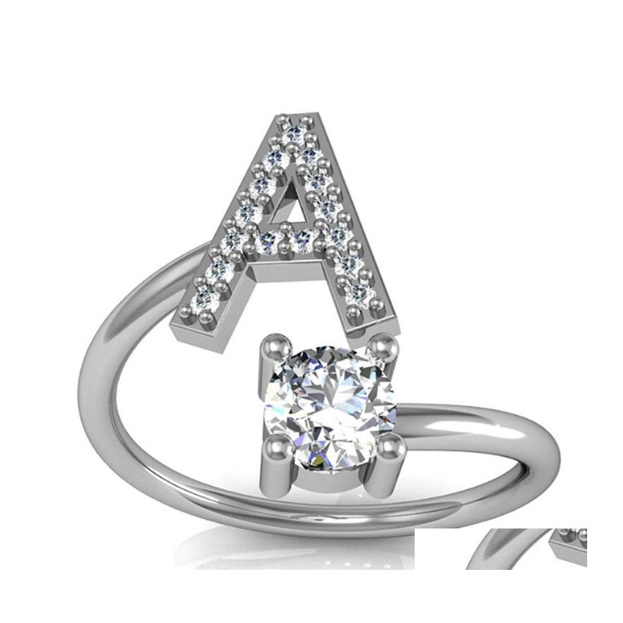 Band Rings Fashion 26 Letters Sier Ring For Women Rhinestone Open Az Initial Letter Finger Female Engagement Jewelry Party Gift Drop Oteba
Band Rings Fashion 26 Letters Sier Ring For Women Rhinestone Open Az Initial Letter Finger Female Engagement Jewelry Party Gift Drop Oteba