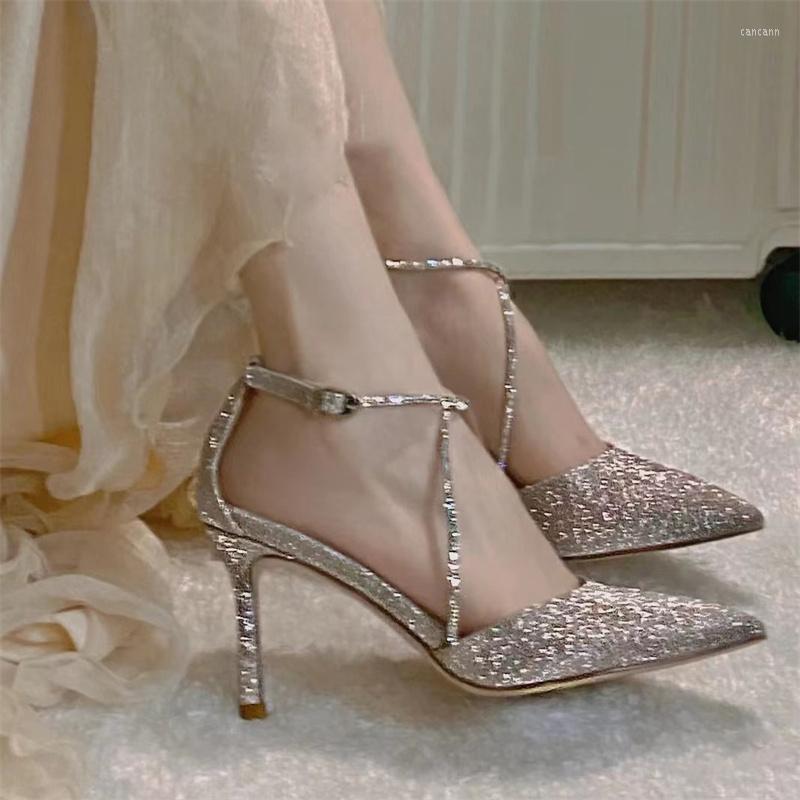 Dress Shoes Sweet Summer Pumps For Women Party Spring Pointed-toe Woman Wedding Blingbling Femalr High Heels Thin Heel Sandals, Champagne
Dress Shoes Sweet Summer Pumps For Women Party Spring Pointed-toe Woman Wedding Blingbling Femalr High Heels Thin Heel Sandals, Champagne