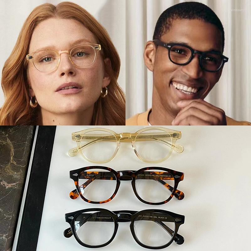 Sunglasses Top Quality Eyeglasses Frame LEMTOSH Men Women Brand Designer Round Reading Myopia Prescription Eyewear With Box Oculos De Grau
Sunglasses Top Quality Eyeglasses Frame LEMTOSH Men Women Brand Designer Round Reading Myopia Prescription Eyewear With Box Oculos De Grau