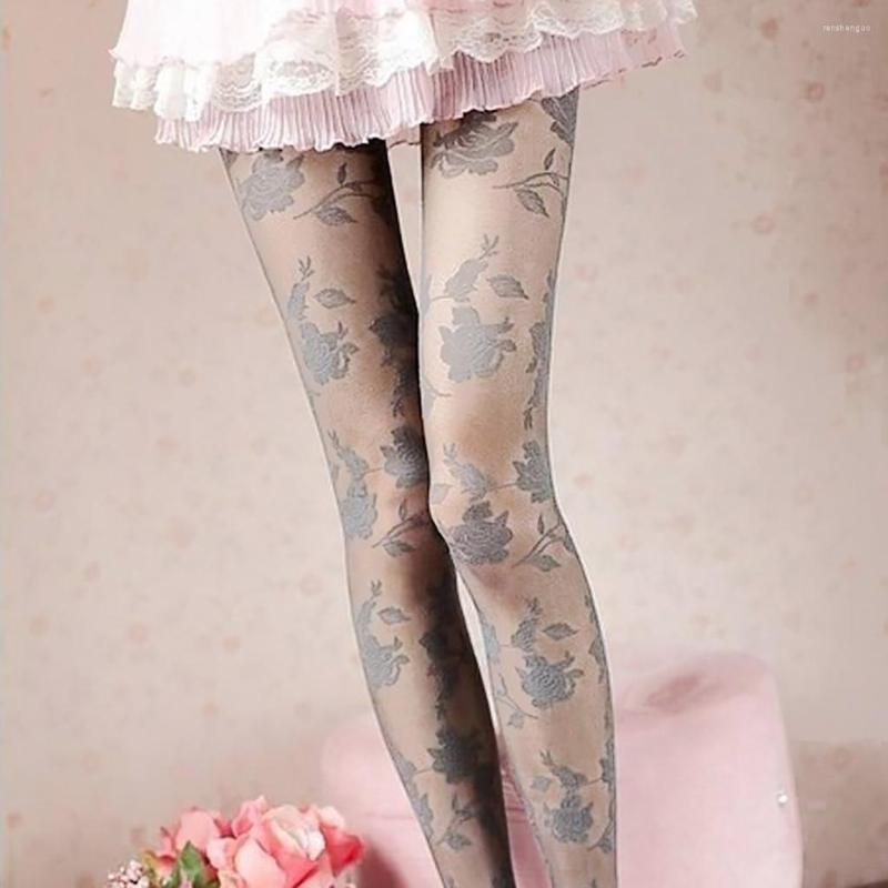 Women Socks Sexy Rose Print Pantyhose Tights Stockings Seamless Fishnet Meshstep Foot Panty Hose Ponczochy, Black
Women Socks Sexy Rose Print Pantyhose Tights Stockings Seamless Fishnet Meshstep Foot Panty Hose Ponczochy, Black