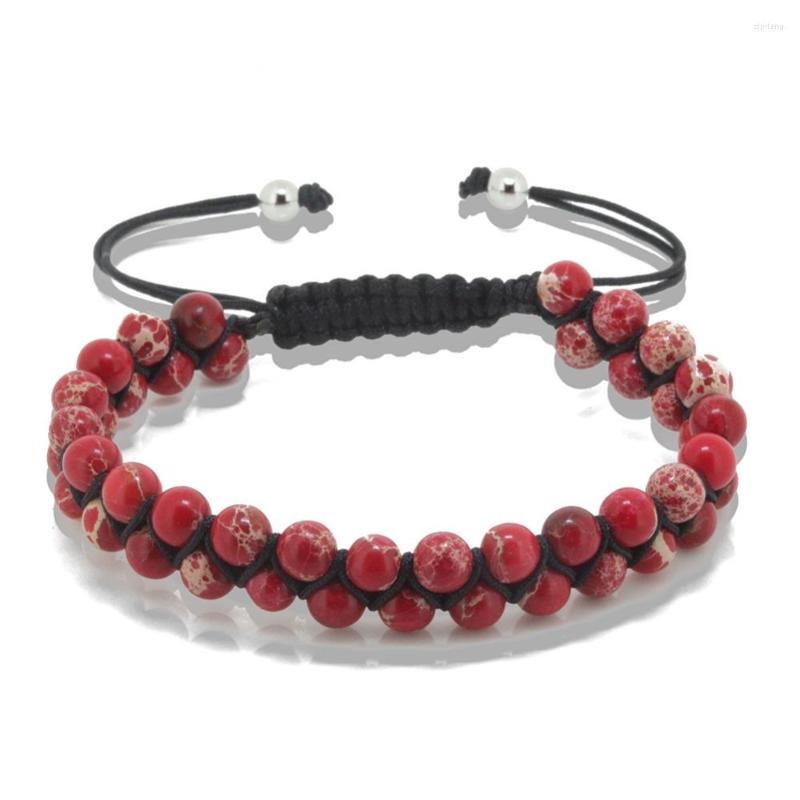 Charm Bracelets 1pc Stone Macrame S Promotion Double Rows 6mm Natural Braiding & Bangles For Unisex 
Charm Bracelets 1pc Stone Macrame S Promotion Double Rows 6mm Natural Braiding & Bangles For Unisex