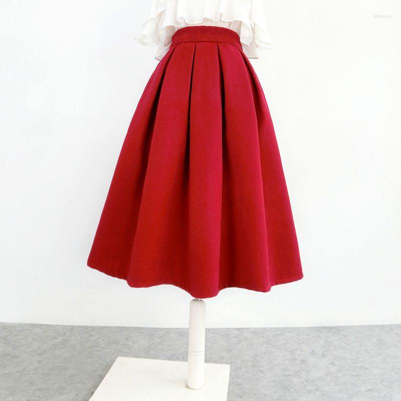 Skirts 2023 Autumn Winter Women Korean Elegant A-Line High Waist Vintage Fashion Female Casual Ball Grown Skirt Tops F172, Red
Skirts 2023 Autumn Winter Women Korean Elegant A-Line High Waist Vintage Fashion Female Casual Ball Grown Skirt Tops F172, Red