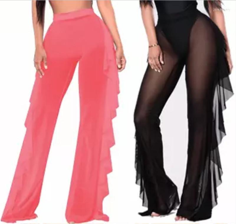 Women' Swimwear Women' See Through Sheer Mesh Ruffle Swimsuits Beach Cover Up Pants High Waist Sexy Plus Size, Orange
Women' Swimwear Women' See Through Sheer Mesh Ruffle Swimsuits Beach Cover Up Pants High Waist Sexy Plus Size, Orange