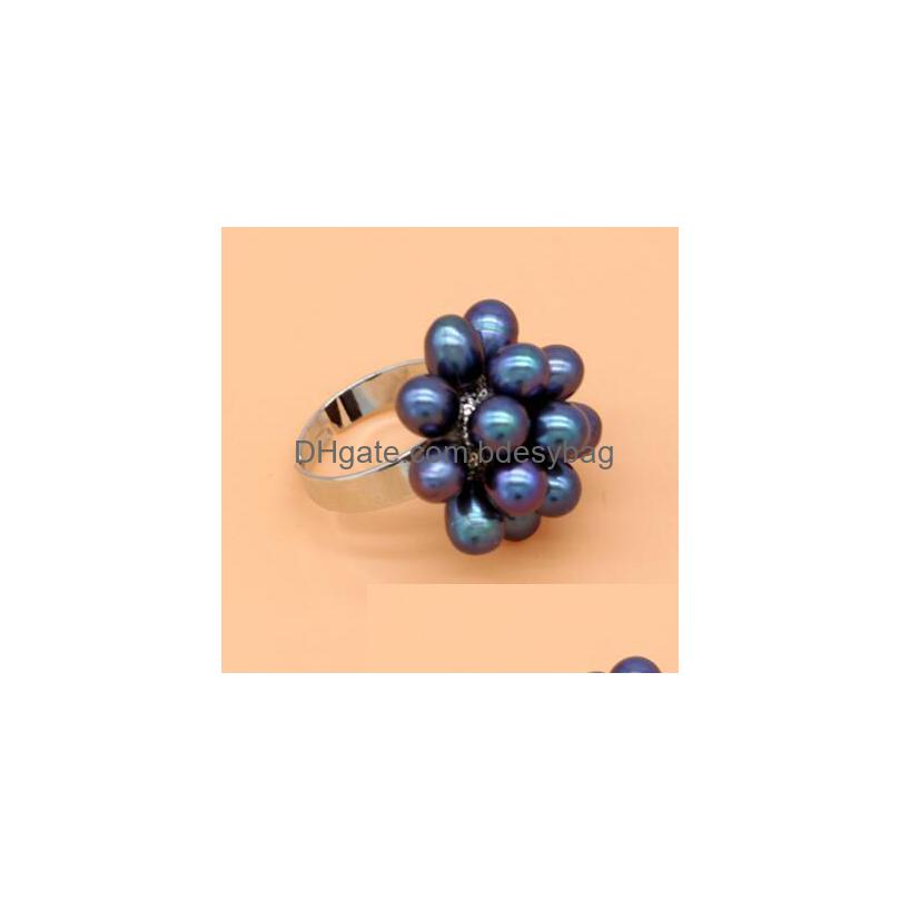 Cluster Rings 5 Pcs Rice Pearl Ring Freshwater Pearls Natural Color White Pink Black Fashion Women Jewelry Love Wish Best Drop Delive Dh3Im
Cluster Rings 5 Pcs Rice Pearl Ring Freshwater Pearls Natural Color White Pink Black Fashion Women Jewelry Love Wish Best Drop Delive Dh3Im