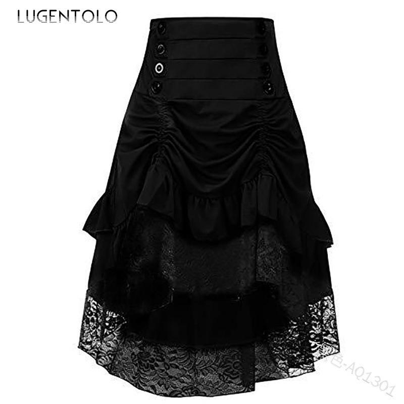 Skirts Lugentolo Women Skirt Vintage Sexy Slim Irregular Lace Pleated Lady Fashion Casual Plus Size 5XL, Black
Skirts Lugentolo Women Skirt Vintage Sexy Slim Irregular Lace Pleated Lady Fashion Casual Plus Size 5XL, Black