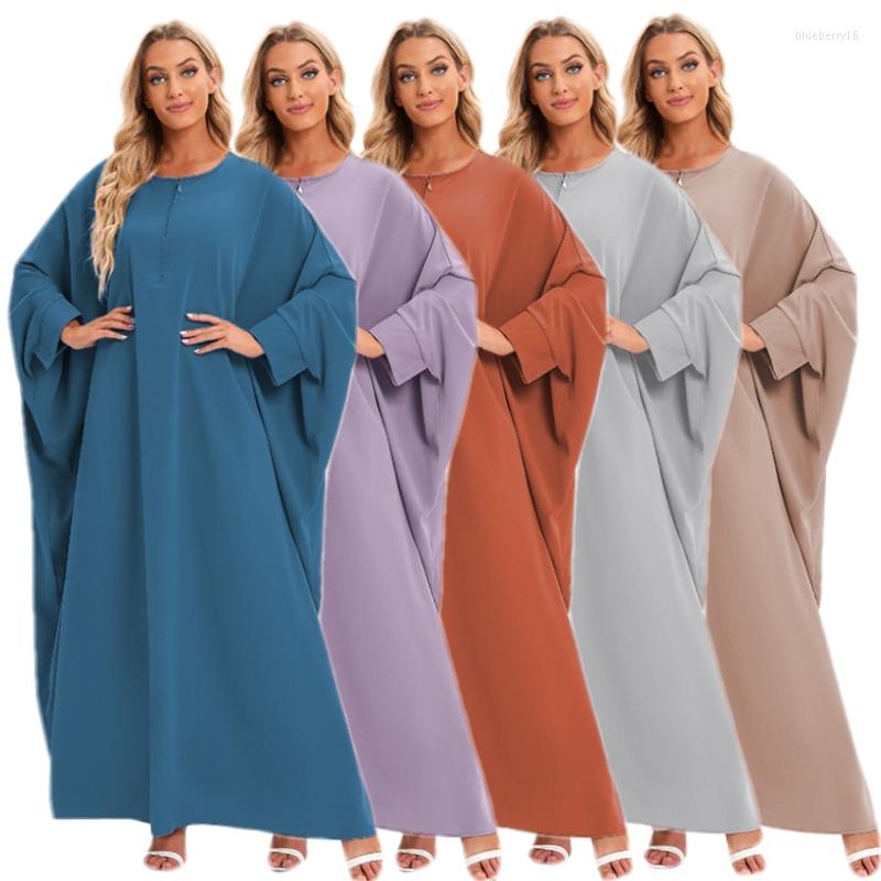 Ethnic Clothing 2023 Many Colors Ramadan Eid Muslim Hijab Dress Long Bat Sleeve Front Zipper Robe Kaftan Modest Islam Arab Dubai Abaya
Ethnic Clothing 2023 Many Colors Ramadan Eid Muslim Hijab Dress Long Bat Sleeve Front Zipper Robe Kaftan Modest Islam Arab Dubai Abaya