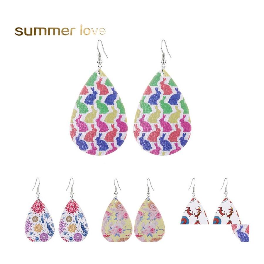 Charm Summer Flower Printed Faux Leather Dangle Earring Cute Animal Dog Print Earrings For Women Drop Delivery Jewelry Otzjk
Charm Summer Flower Printed Faux Leather Dangle Earring Cute Animal Dog Print Earrings For Women Drop Delivery Jewelry Otzjk