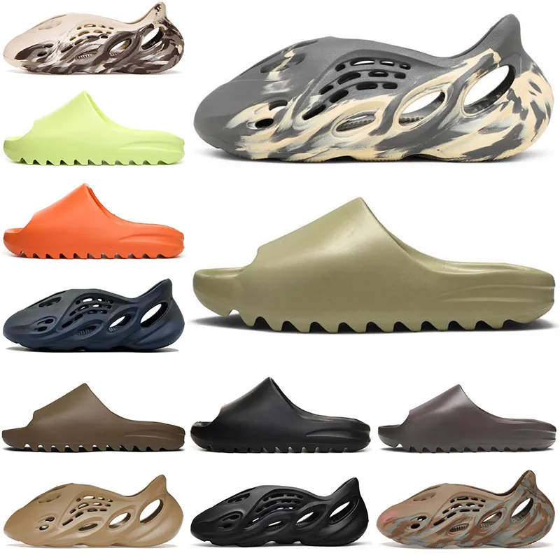 Designers Slides Foamrunners Mens Womens Slippers Mx Carbon Onyx Ochre Glow Green Bone Black Pure Resin Soot Foam Slide Rubber Slipper Runner Sandales 36-48 With box, #21
Designers Slides Foamrunners Mens Womens Slippers Mx Carbon Onyx Ochre Glow Green Bone Black Pure Resin Soot Foam Slide Rubber Slipper Runner Sandales 36-48 With box, #21
