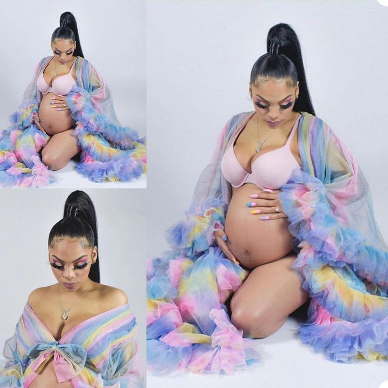 Women's Sleepwear Sexy Colorful Women Maternity Long Sleeve Tiered Floral Bow Knot Lace Up Pajamas For Po Shoot Dress Party Wedding, Beige
Women's Sleepwear Sexy Colorful Women Maternity Long Sleeve Tiered Floral Bow Knot Lace Up Pajamas For Po Shoot Dress Party Wedding, Beige