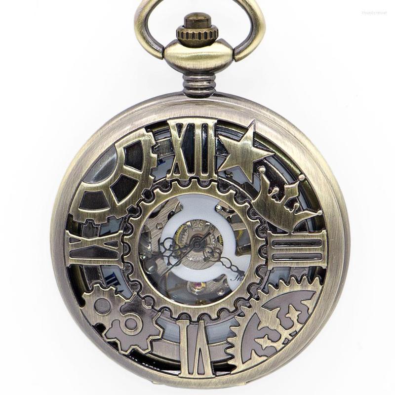 Pocket Watches Fashion Mens Fob Vintage Bronze Star Crown Circle Mechanical Hand Wind Steampunk Watch For Gift, No box
Pocket Watches Fashion Mens Fob Vintage Bronze Star Crown Circle Mechanical Hand Wind Steampunk Watch For Gift, No box