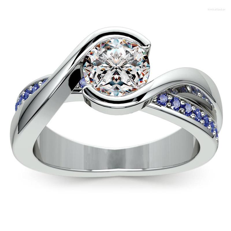 Wedding Rings YOUHAOCC Style Interweaving Line Double Layer Inlaid Zircon Ladies Ring Party Accessories Fashion Jewelry
Wedding Rings YOUHAOCC Style Interweaving Line Double Layer Inlaid Zircon Ladies Ring Party Accessories Fashion Jewelry