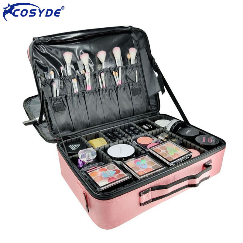 Cosmetic Bags Cases Professional Makeup Organizer Travel Beauty Cosmetic Case For Make Up Bolso Mujer Storage Bag Nail Tool Box Suitcases 230203, Mini black
Cosmetic Bags Cases Professional Makeup Organizer Travel Beauty Cosmetic Case For Make Up Bolso Mujer Storage Bag Nail Tool Box Suitcases 230203, Mini black