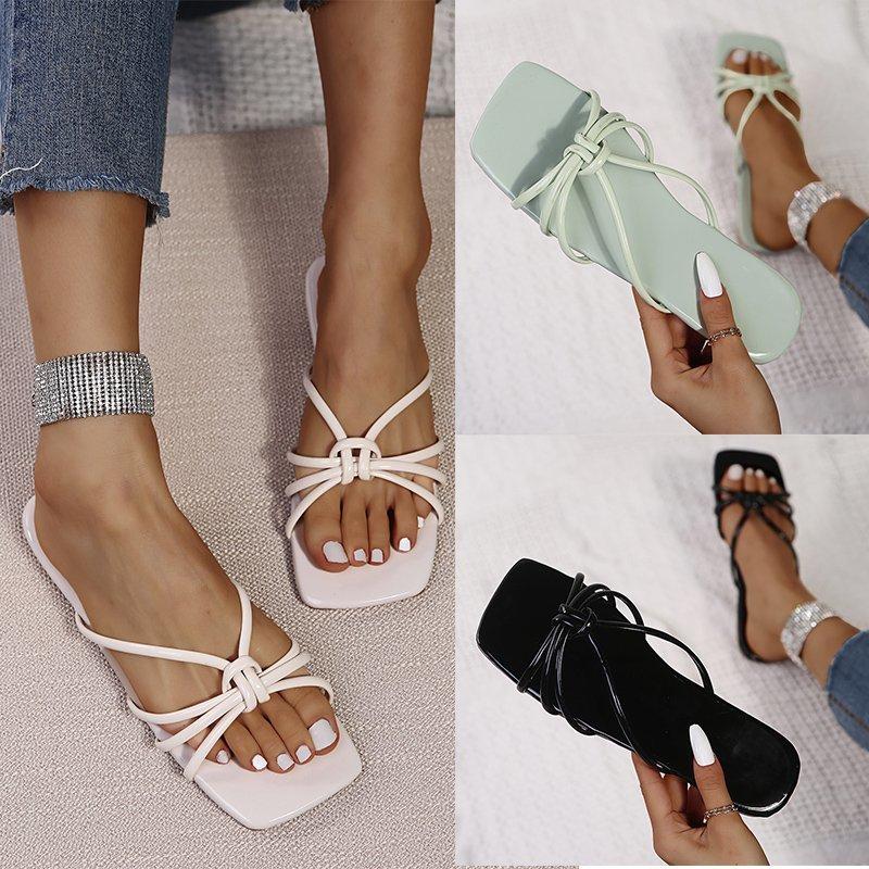Slippers 2023 Summer Flats Women Fashion Casual Silp-On Outdoor Beach Vintage Flip Flops Sandals For Elegant Shoes Ladies, Green
Slippers 2023 Summer Flats Women Fashion Casual Silp-On Outdoor Beach Vintage Flip Flops Sandals For Elegant Shoes Ladies, Green