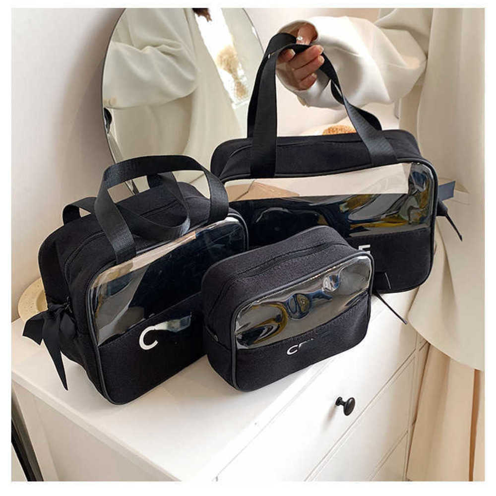 canvas largecapacity portable cosmetic bag travel portable toilet bag versatile translucent travel storage bag 230203, Black
canvas largecapacity portable cosmetic bag travel portable toilet bag versatile translucent travel storage bag 230203, Black