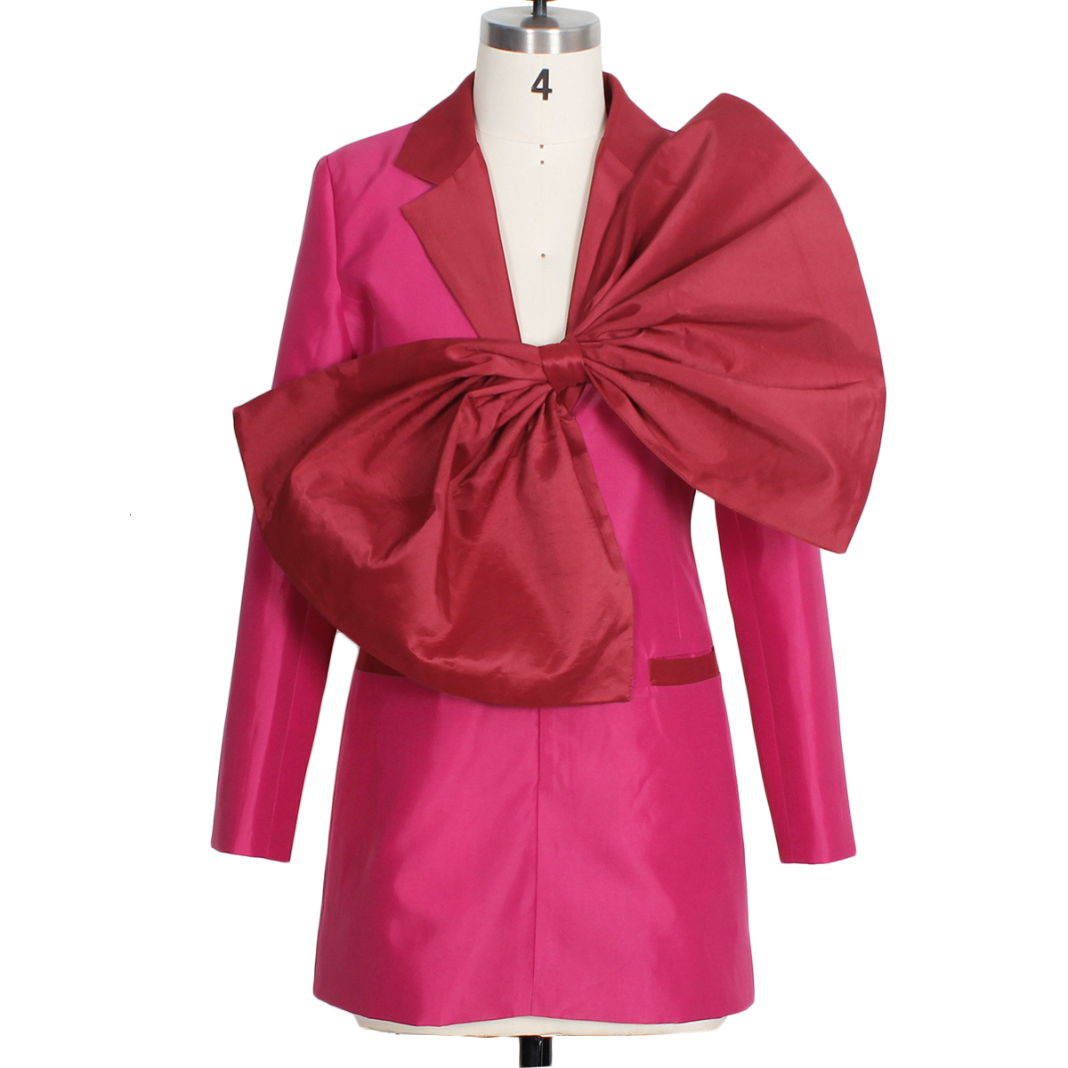 Women's Suits Blazers Blazer Dress Autumn Decorate Big Bowknot Jacket Fuschia or Green Coat Clothes Traf 230203
Women's Suits Blazers Blazer Dress Autumn Decorate Big Bowknot Jacket Fuschia or Green Coat Clothes Traf 230203