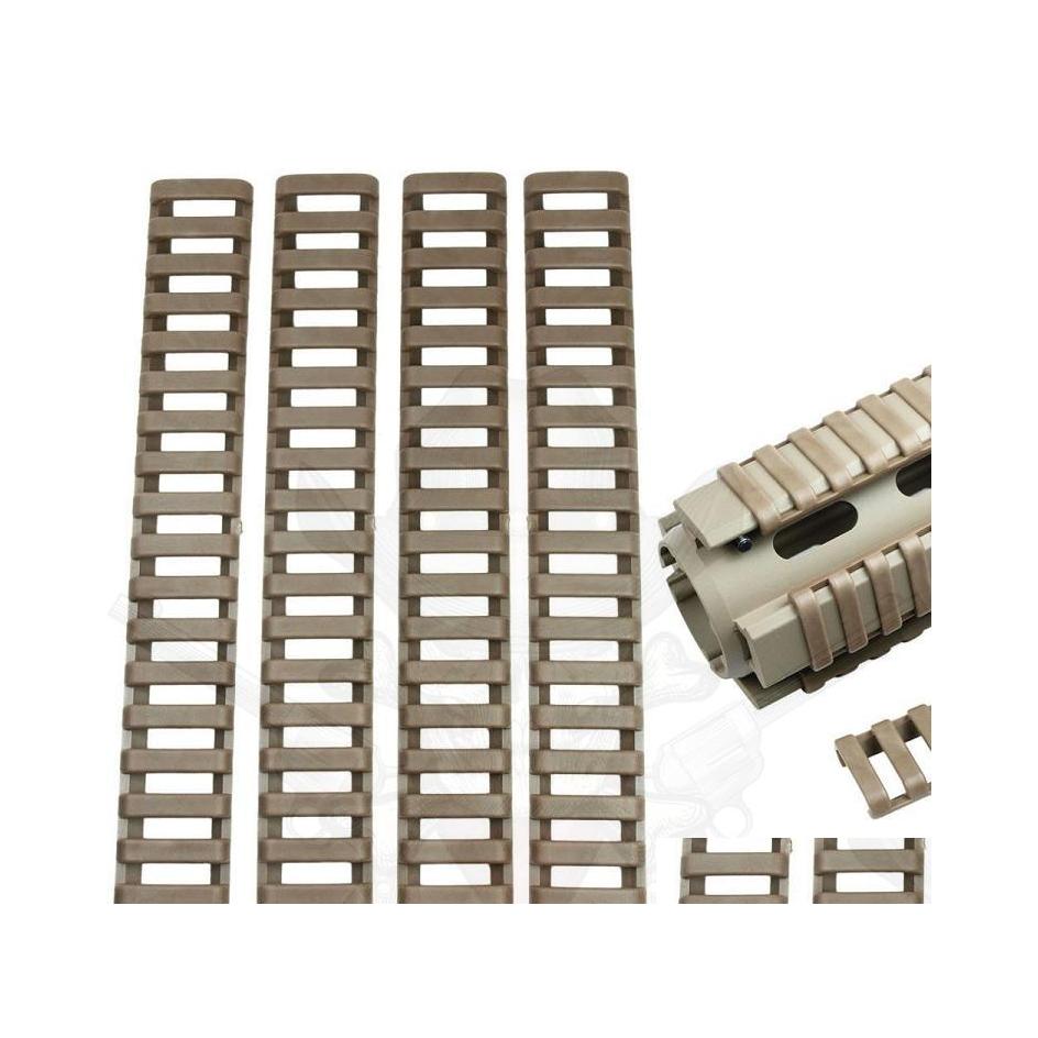 Tactical Accessories Airsoft M4 M16 Ar 15 Rubber Ladder Rail Er Handguard Protector For 20Mm Picatinny Hunting Shooting Drop Deliver Dhxk0
Tactical Accessories Airsoft M4 M16 Ar 15 Rubber Ladder Rail Er Handguard Protector For 20Mm Picatinny Hunting Shooting Drop Deliver Dhxk0