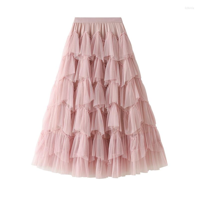 Skirts Cake Skirt Autumn And Winter High Waist Sweet Elegant Pleated Chiffon Patchwork Mesh Medium Long Princess, Purple
Skirts Cake Skirt Autumn And Winter High Waist Sweet Elegant Pleated Chiffon Patchwork Mesh Medium Long Princess, Purple