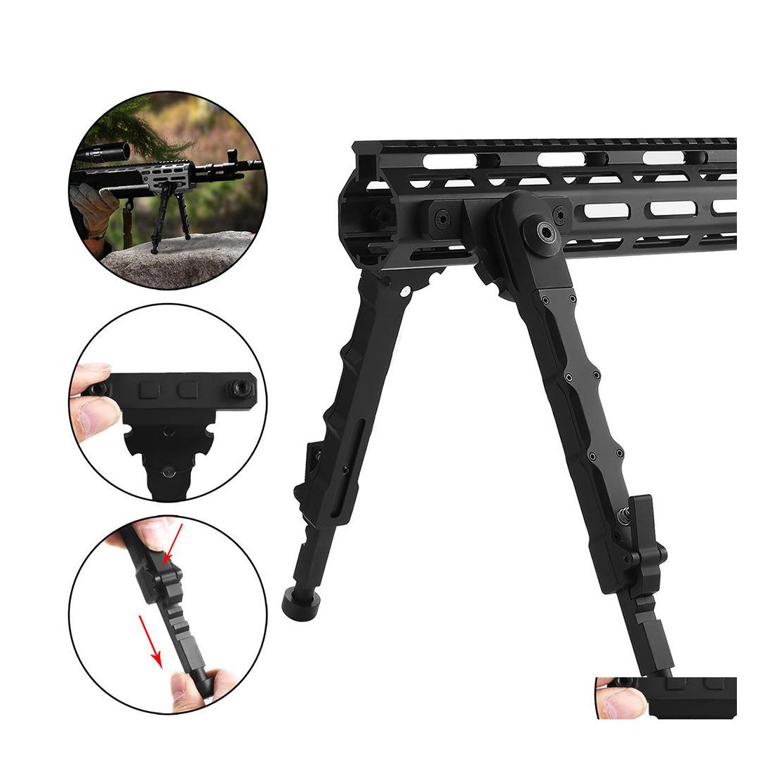 Others Tactical Accessories Airsoft M4 Ar 15 Aluminum Separated V9 Bipod Fits Mlok System Rail For Hunting Shooting Black Drop Delive Dhr1G
Others Tactical Accessories Airsoft M4 Ar 15 Aluminum Separated V9 Bipod Fits Mlok System Rail For Hunting Shooting Black Drop Delive Dhr1G