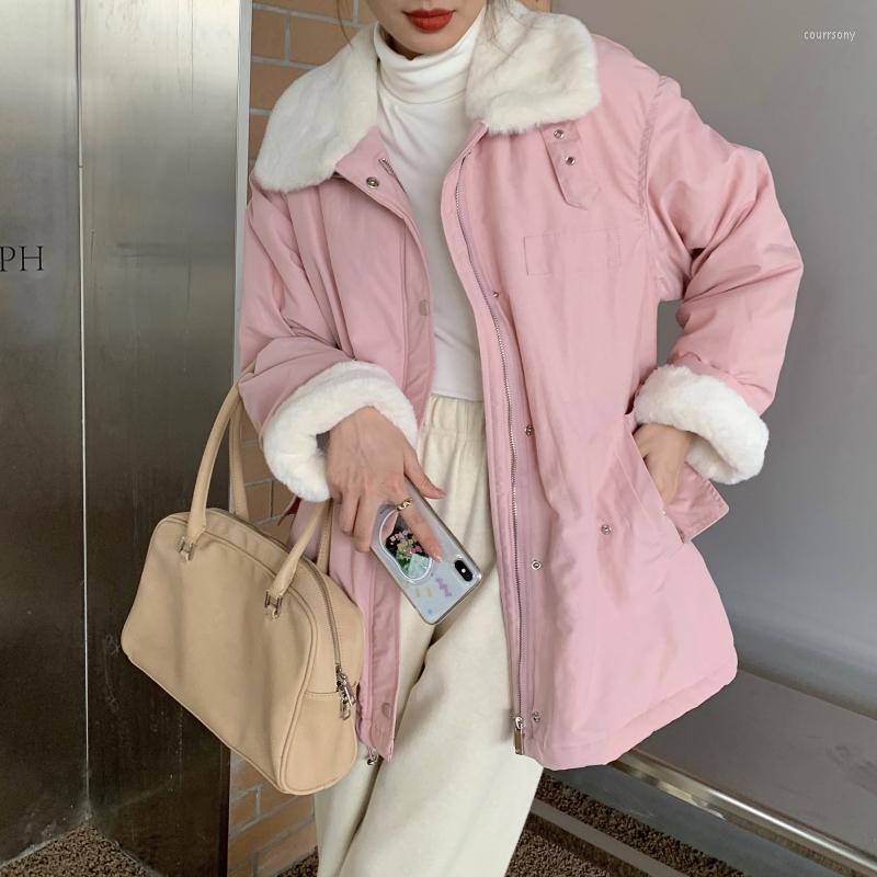 Women's Down HziriP Solid Loose Women Jacket Velvet Thicken Zipper Coats Korean Style 2023 Winter Fashion Female Elegant Ladies, Blue
Women's Down HziriP Solid Loose Women Jacket Velvet Thicken Zipper Coats Korean Style 2023 Winter Fashion Female Elegant Ladies, Blue