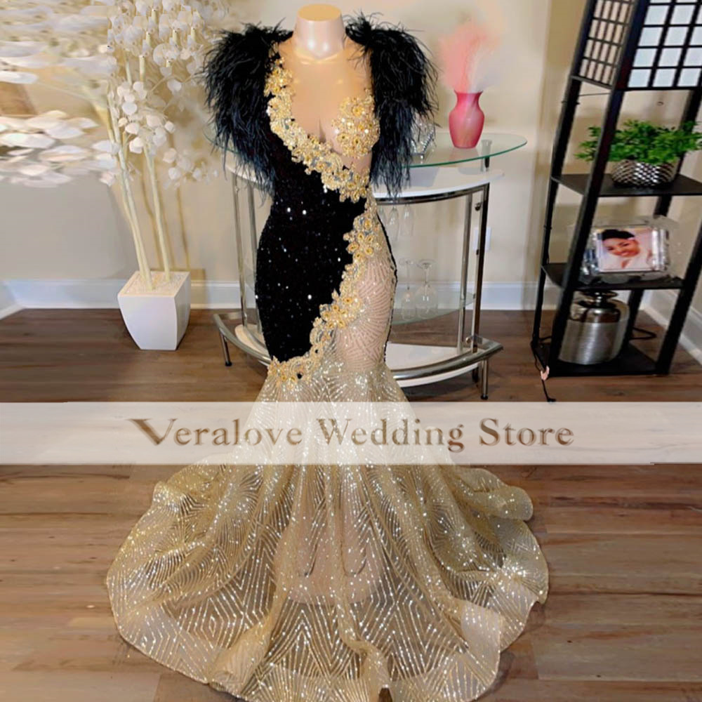 Sparkly Sequins Black Prom Dress Mermaid 2023 Feathers Evening Party Gowns For Women Vestidos De Ocasion Formales
Sparkly Sequins Black Prom Dress Mermaid 2023 Feathers Evening Party Gowns For Women Vestidos De Ocasion Formales