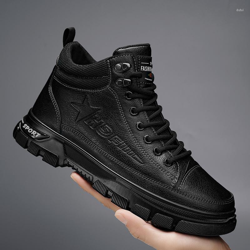 Boots Men's Shoes British Style Black High Top Casual Fashionable And Versatile Outdoor Walking Sports
Boots Men's Shoes British Style Black High Top Casual Fashionable And Versatile Outdoor Walking Sports