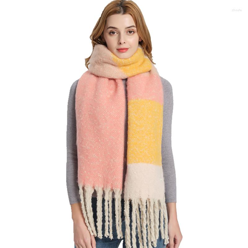 Scarves Winter Colorful Cashmere Scarf For Women Long Shawl And Wraps Female Thick Blanket Warm Pashmina Poncho Bufanda Echarpe Femme
Scarves Winter Colorful Cashmere Scarf For Women Long Shawl And Wraps Female Thick Blanket Warm Pashmina Poncho Bufanda Echarpe Femme