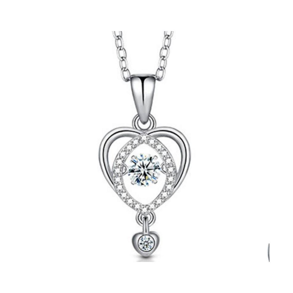 Pendant Necklaces Stunning White Zircon Heart Shape Necklace Valentines Day Gifts Women Jewelry Romantic Sparkling Beating Drop Deli Dhoqf
Pendant Necklaces Stunning White Zircon Heart Shape Necklace Valentines Day Gifts Women Jewelry Romantic Sparkling Beating Drop Deli Dhoqf