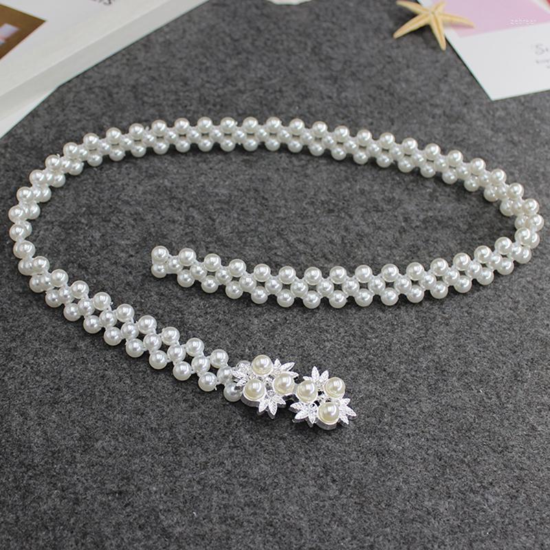 Belts Elegant Women Pearls Elastic Wedding Handmade Bridal Pearl Beaded Accessories, Black
Belts Elegant Women Pearls Elastic Wedding Handmade Bridal Pearl Beaded Accessories, Black