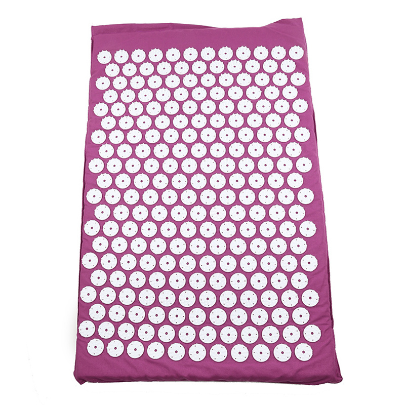 Foot Massager Acupressure Mat Head Neck Back Foot Massage Cushion Pillow Yoga Spike Mat Antistress Acupuncture pad Needle Massager 230203