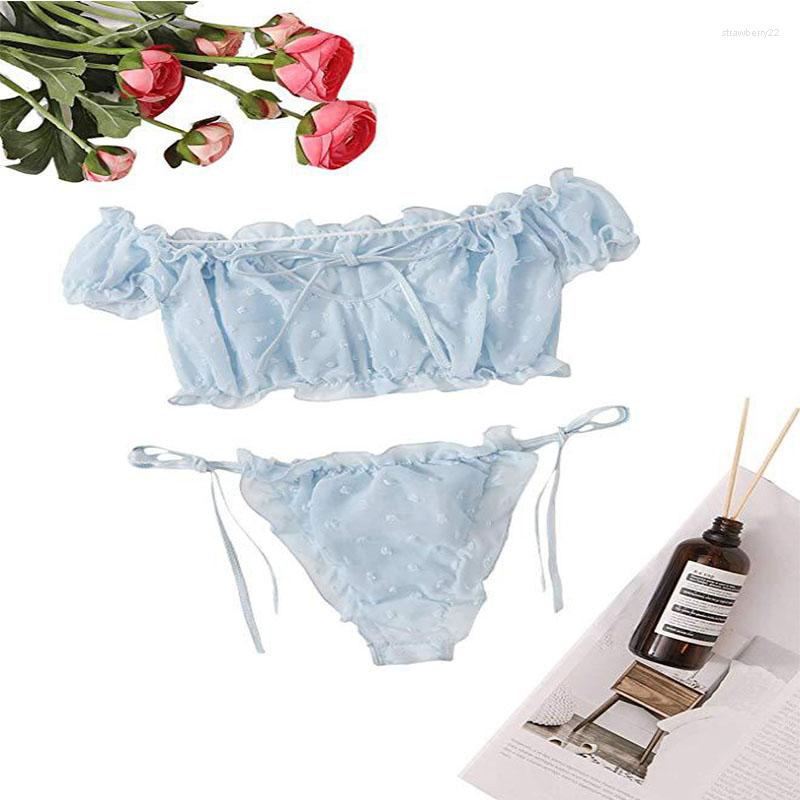 Bras Sets Ladies Sexy Lingerie Bra Set See-Through Erotic Close-Fitting Short Suit SexyLace Underwear, Blue
Bras Sets Ladies Sexy Lingerie Bra Set See-Through Erotic Close-Fitting Short Suit SexyLace Underwear, Blue
