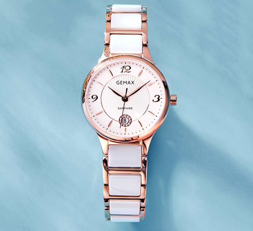 Wristwatches GEMAX White Ceramic Ladies Watch With Small Straps Waterproof And Simple Temperament
Wristwatches GEMAX White Ceramic Ladies Watch With Small Straps Waterproof And Simple Temperament