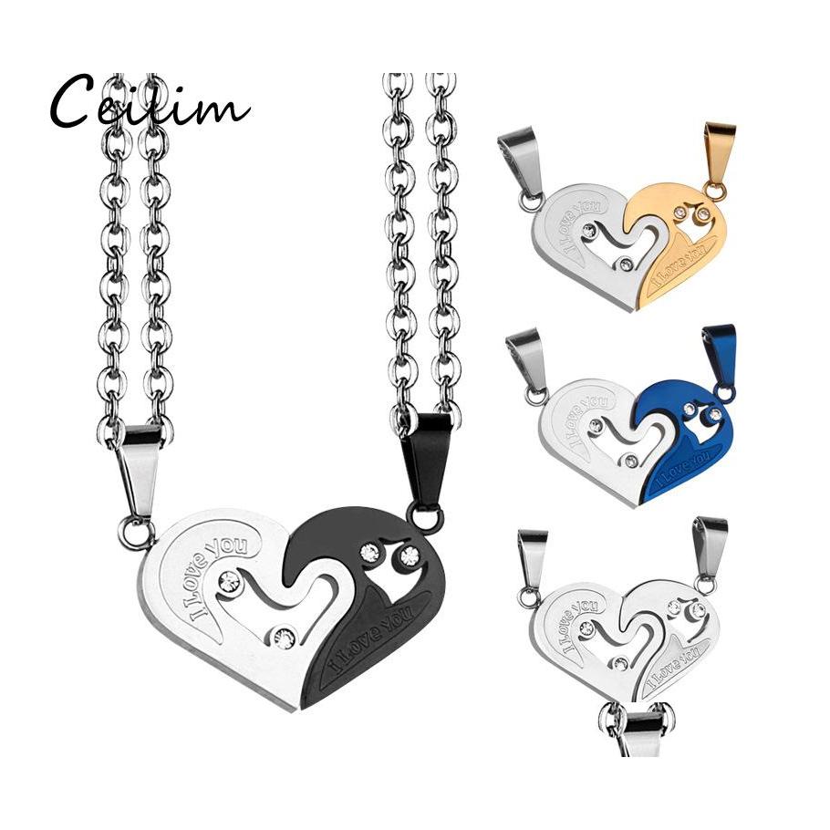 Pendant Necklaces 2 Pcs/Set Love Heart Necklace For Women Men Romantic Valentines Day Gold Broken Jewelry Gifts Drop Delivery Pendant Otz5A
Pendant Necklaces 2 Pcs/Set Love Heart Necklace For Women Men Romantic Valentines Day Gold Broken Jewelry Gifts Drop Delivery Pendant Otz5A